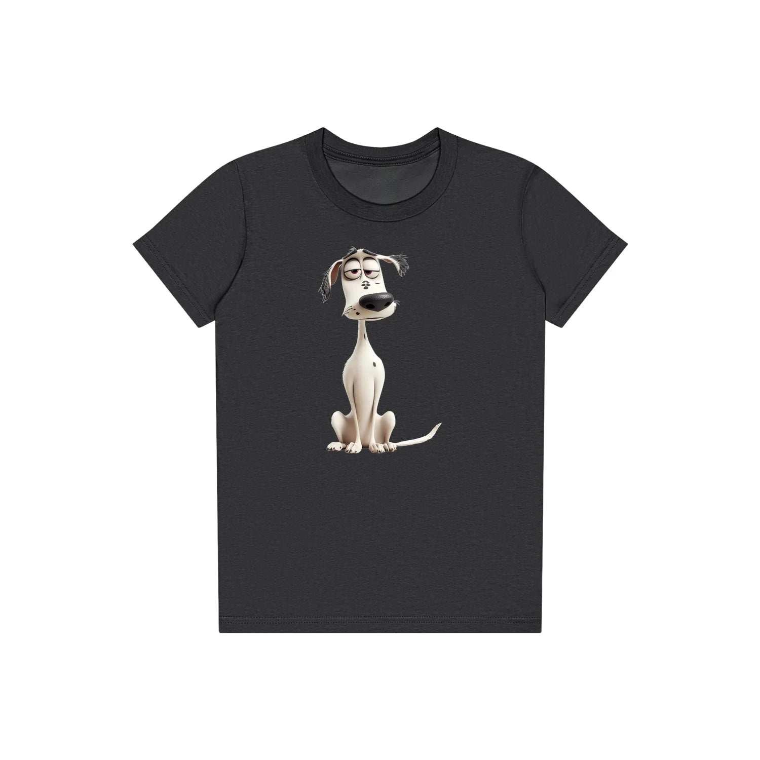 T-shirt Dog graphic 0013 - Dark Grey