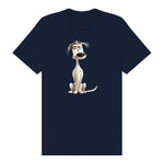 T-shirt Dog graphic 0013 - Navy