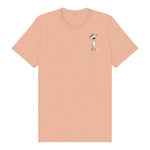T-shirt Dog graphic 0013 - Peach