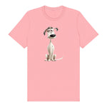 T-shirt Dog graphic 0013 - Pink