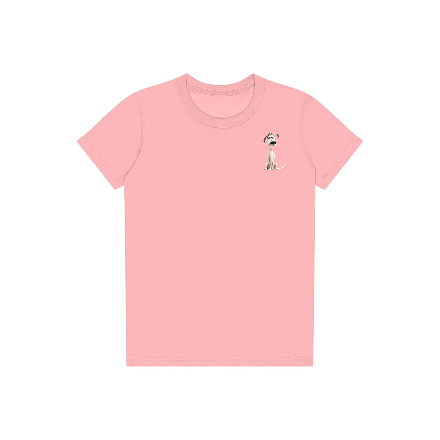 T-shirt Dog graphic 0013 - Pink