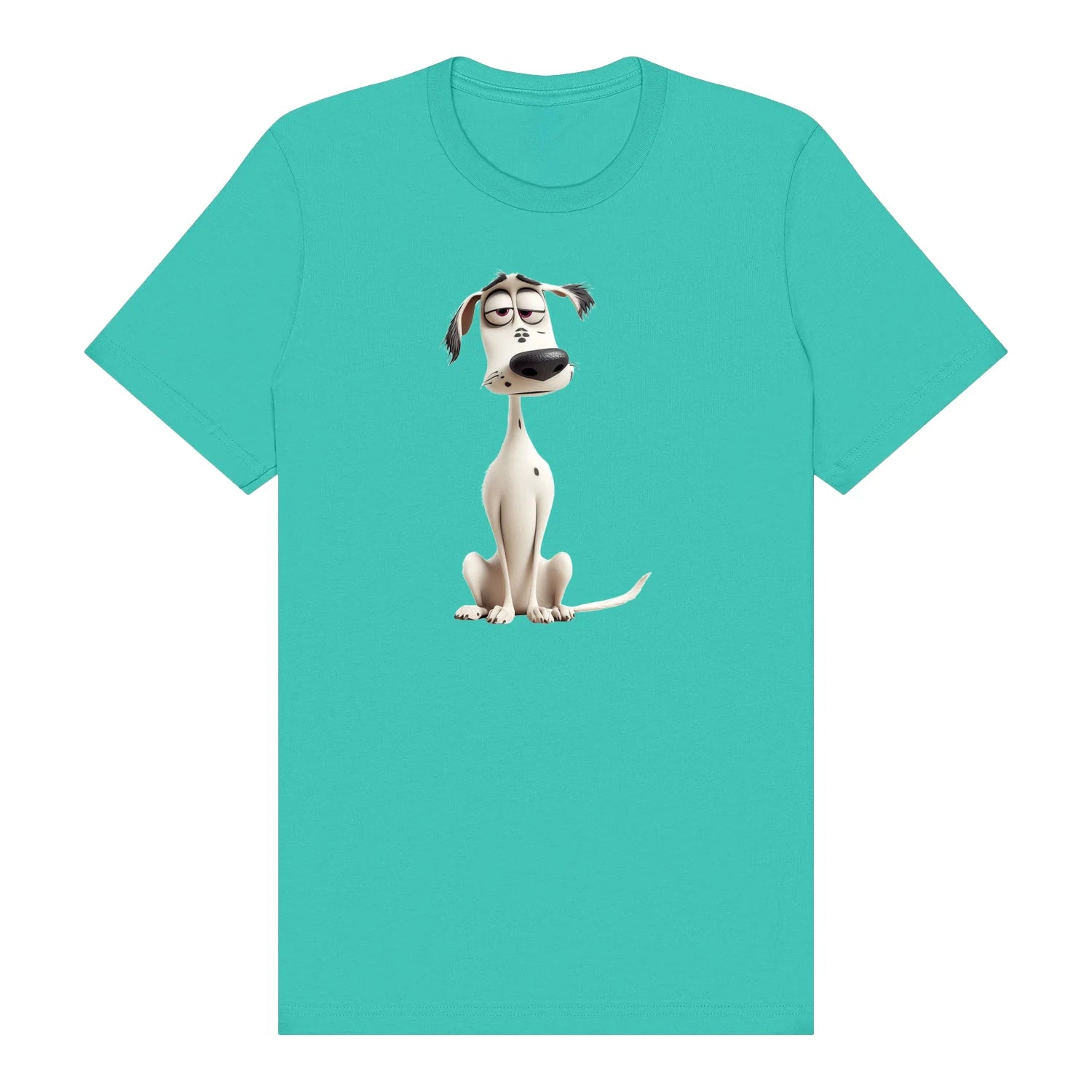 T-shirt Dog graphic 0013 - Teal