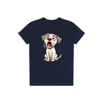 T-shirt Dog graphic 0014 - Navy