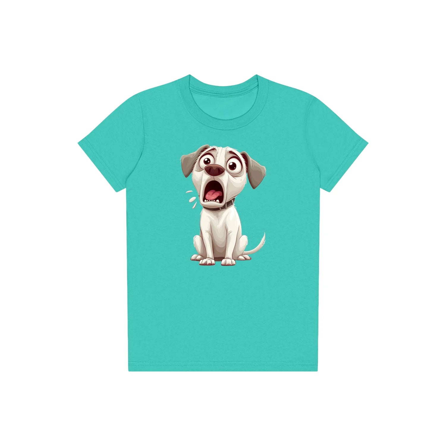 T-shirt Dog graphic 0014 - Teal