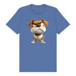 T-shirt Dog graphic 0015 - Columbia Blue