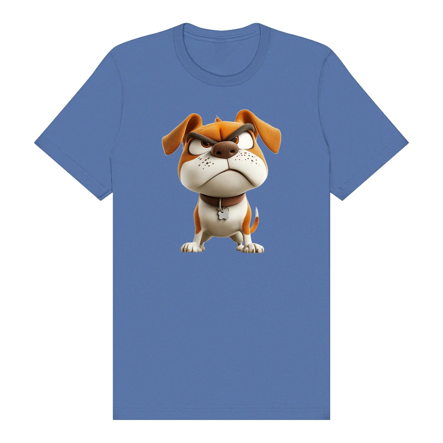 T-shirt Dog graphic 0015 - Columbia Blue