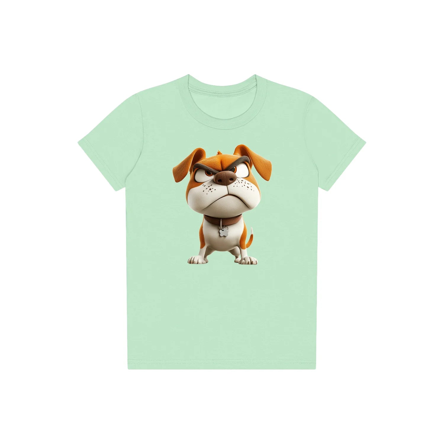 T-shirt Dog graphic 0015 - Mint