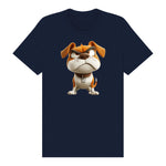 T-shirt Dog graphic 0015 - Navy