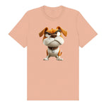 T-shirt Dog graphic 0015 - Peach