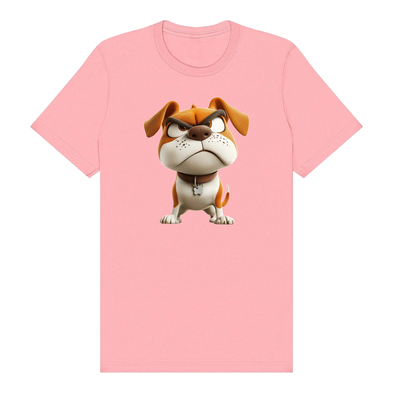 T-shirt Dog graphic 0015 - Pink