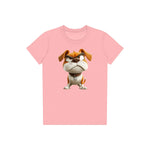 T-shirt Dog graphic 0015 - Pink