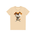 T-shirt Dog graphic 0015 - Soft Cream