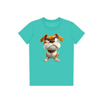 T-shirt Dog graphic 0015 - Teal