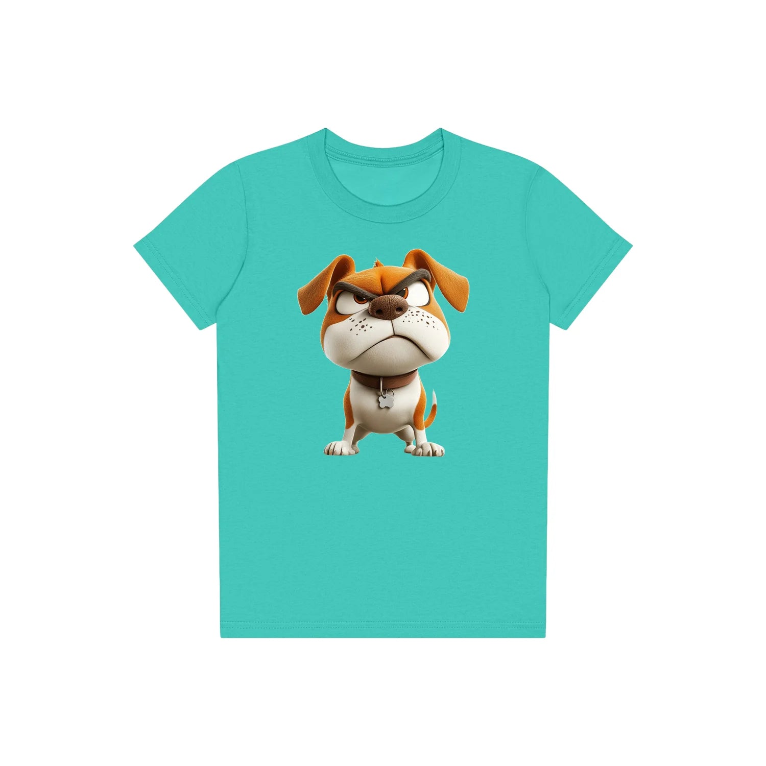 T-shirt Dog graphic 0015 - Teal