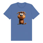 T-shirt Dog graphic 0016 - Columbia Blue