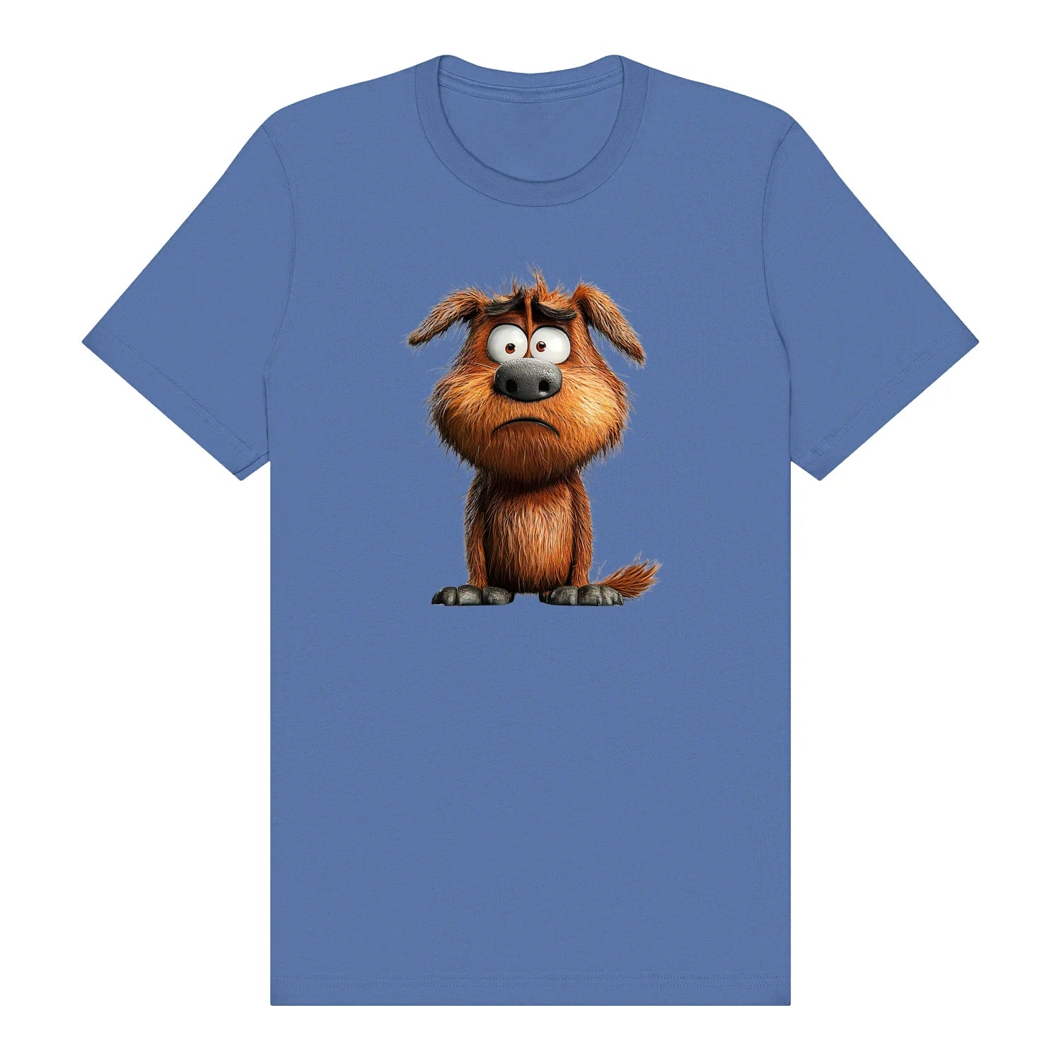 T-shirt Dog graphic 0016 - Columbia Blue