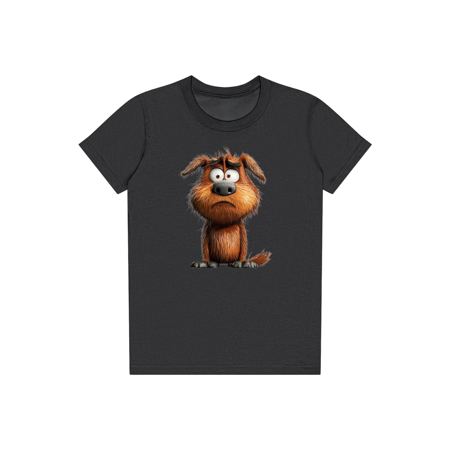 T-shirt Dog graphic 0016 - Dark Grey