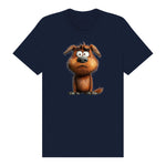 T-shirt Dog graphic 0016 - Navy