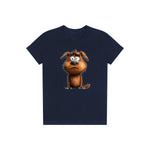 T-shirt Dog graphic 0016 - Navy
