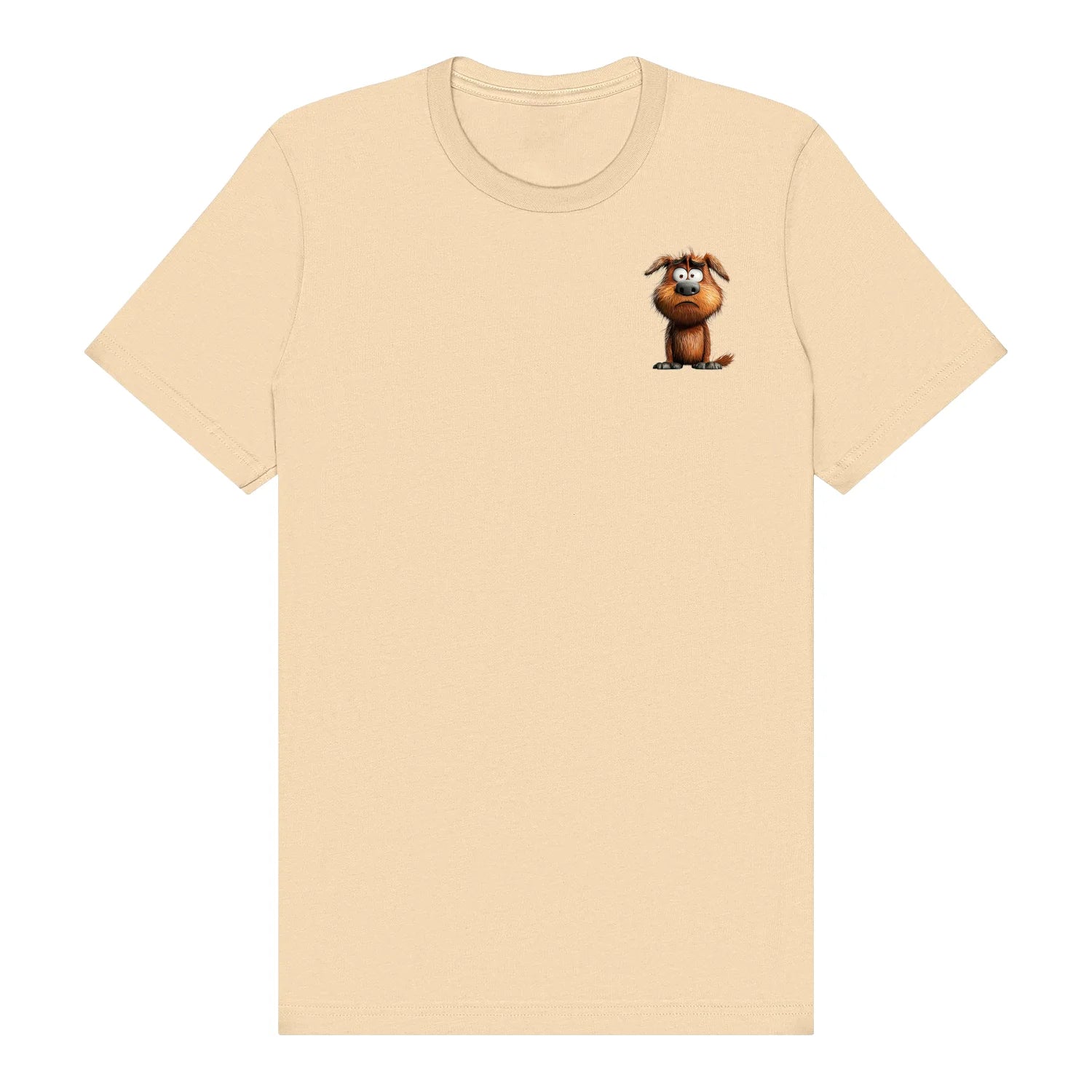 T-shirt Dog graphic 0016 - Soft Cream