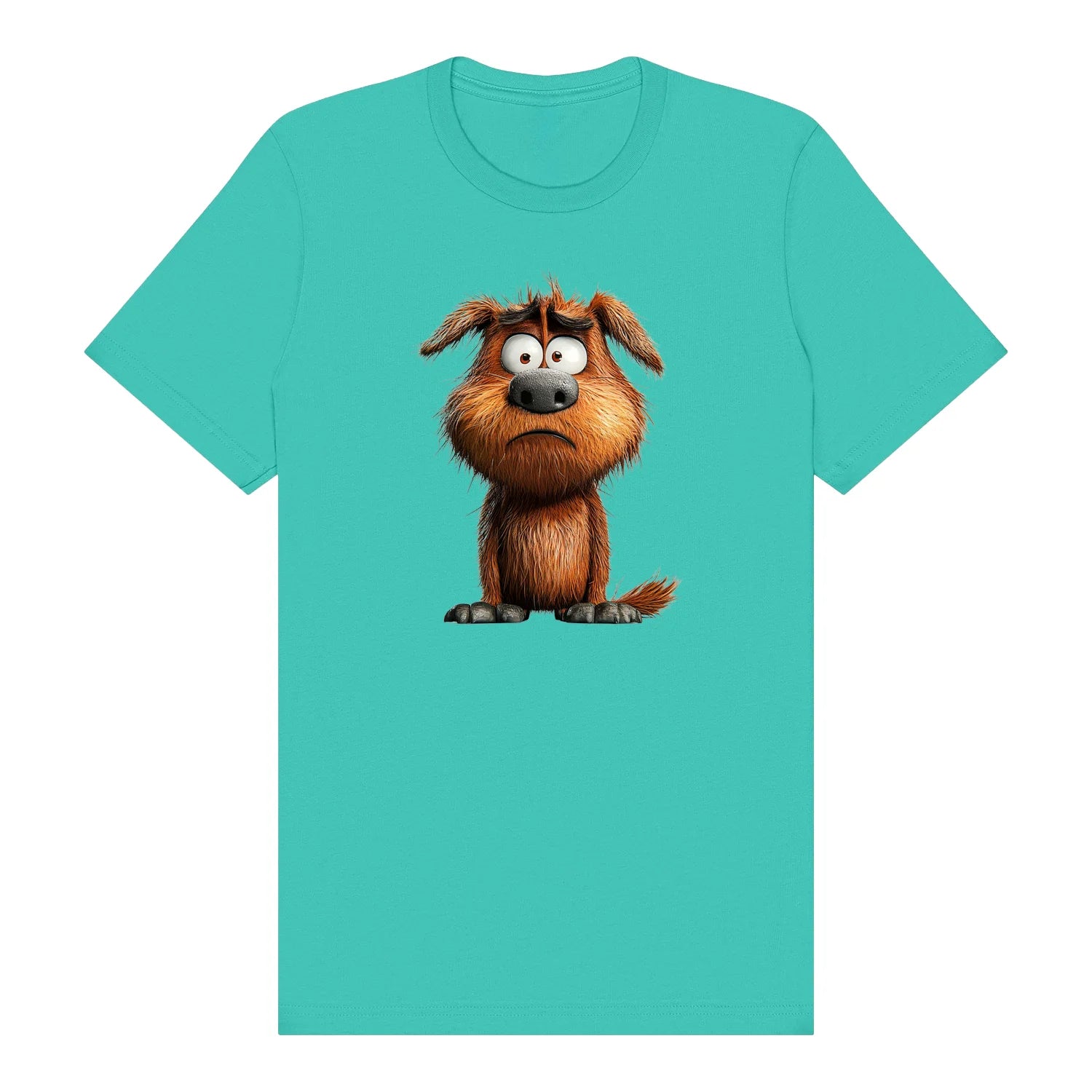 T-shirt Dog graphic 0016 - Teal