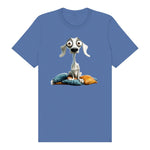 T-shirt Dog graphic 0017 - Columbia Blue