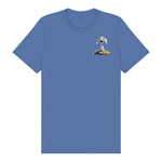 T-shirt Dog graphic 0017 - Columbia Blue