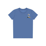 T-shirt Dog graphic 0017 - Columbia Blue