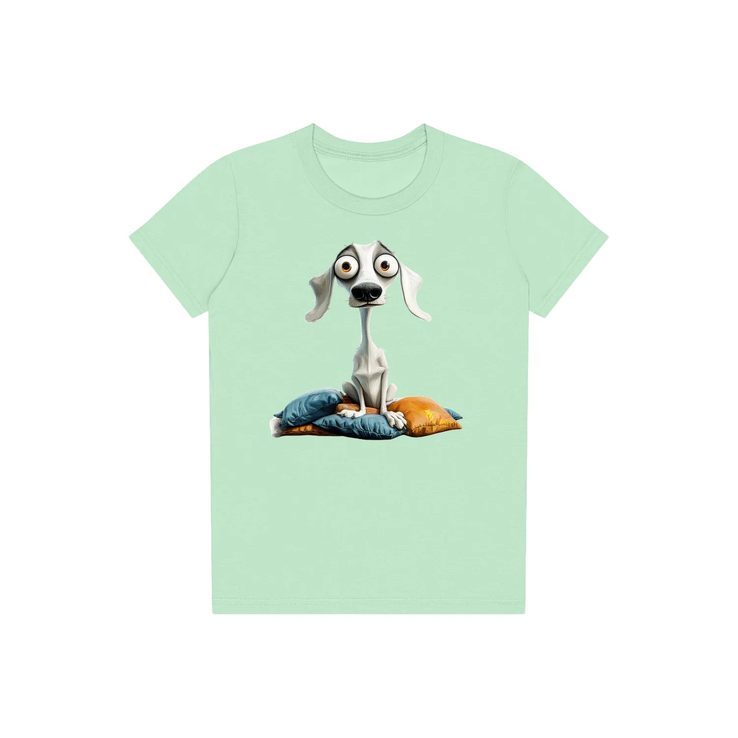 T-shirt Dog graphic 0017 - Mint