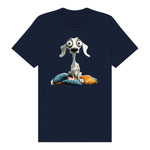 T-shirt Dog graphic 0017 - Navy