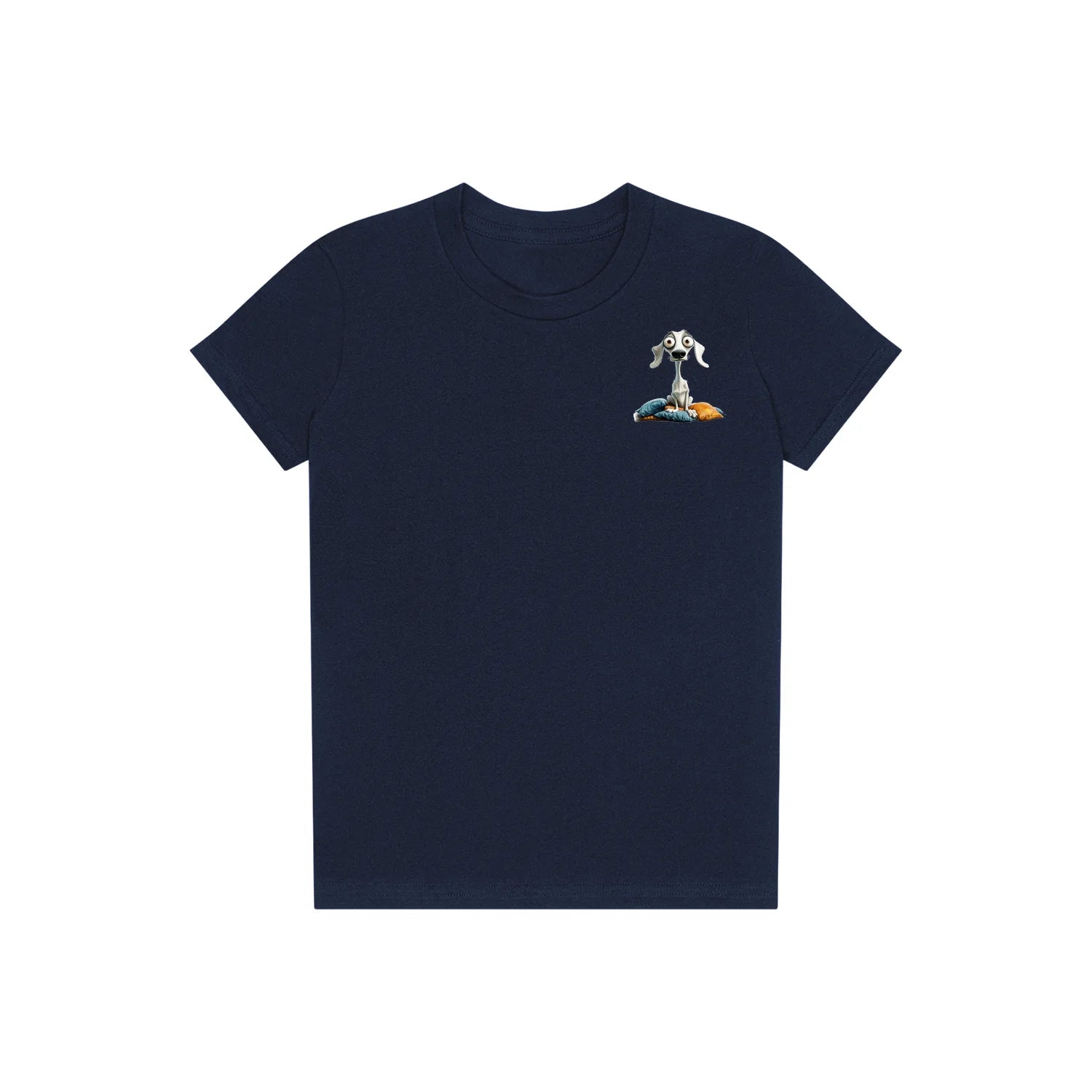 T-shirt Dog graphic 0017 - Navy