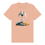 T-shirt Dog graphic 0017 - Peach