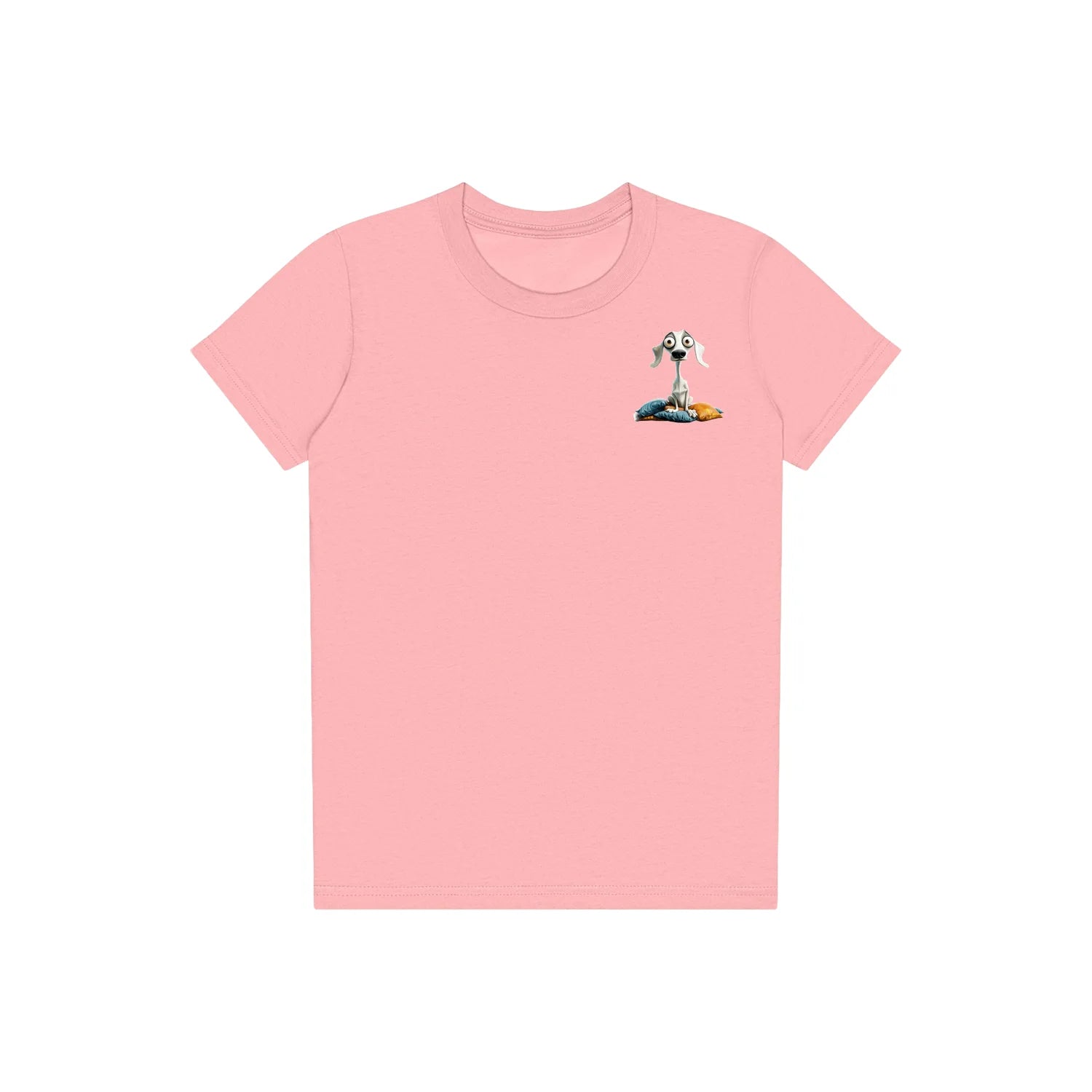 T-shirt Dog graphic 0017 - Pink