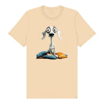 T-shirt Dog graphic 0017 - Soft Cream