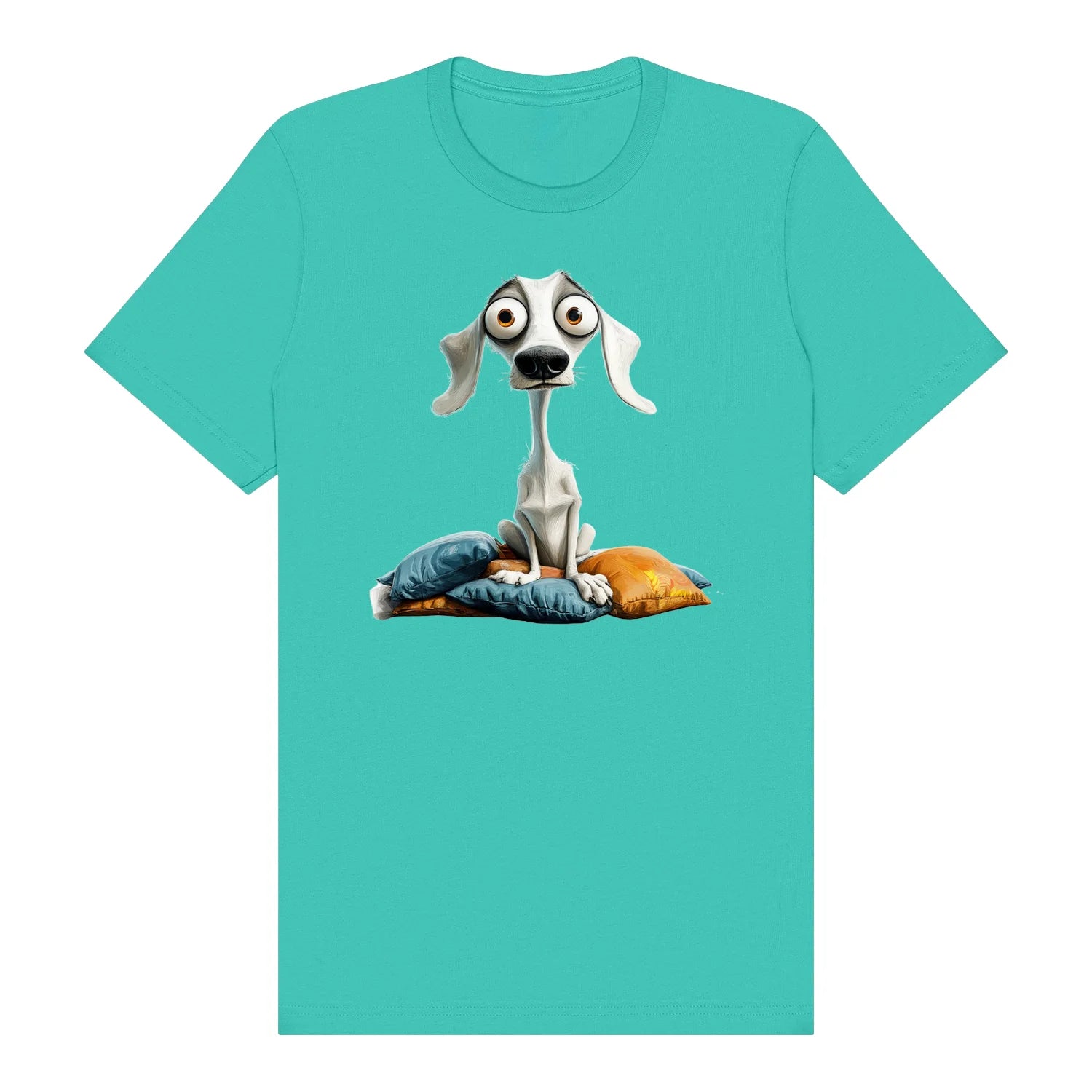 T-shirt Dog graphic 0017 - Teal