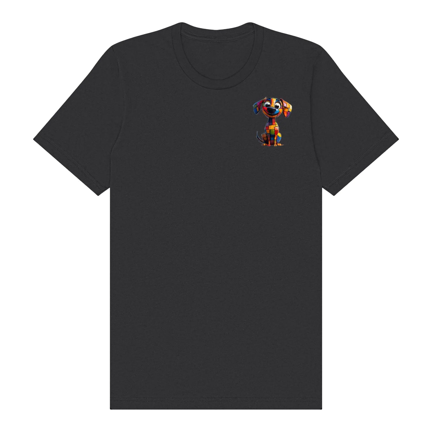 T-shirt Dog graphic 0018 - Dark Grey