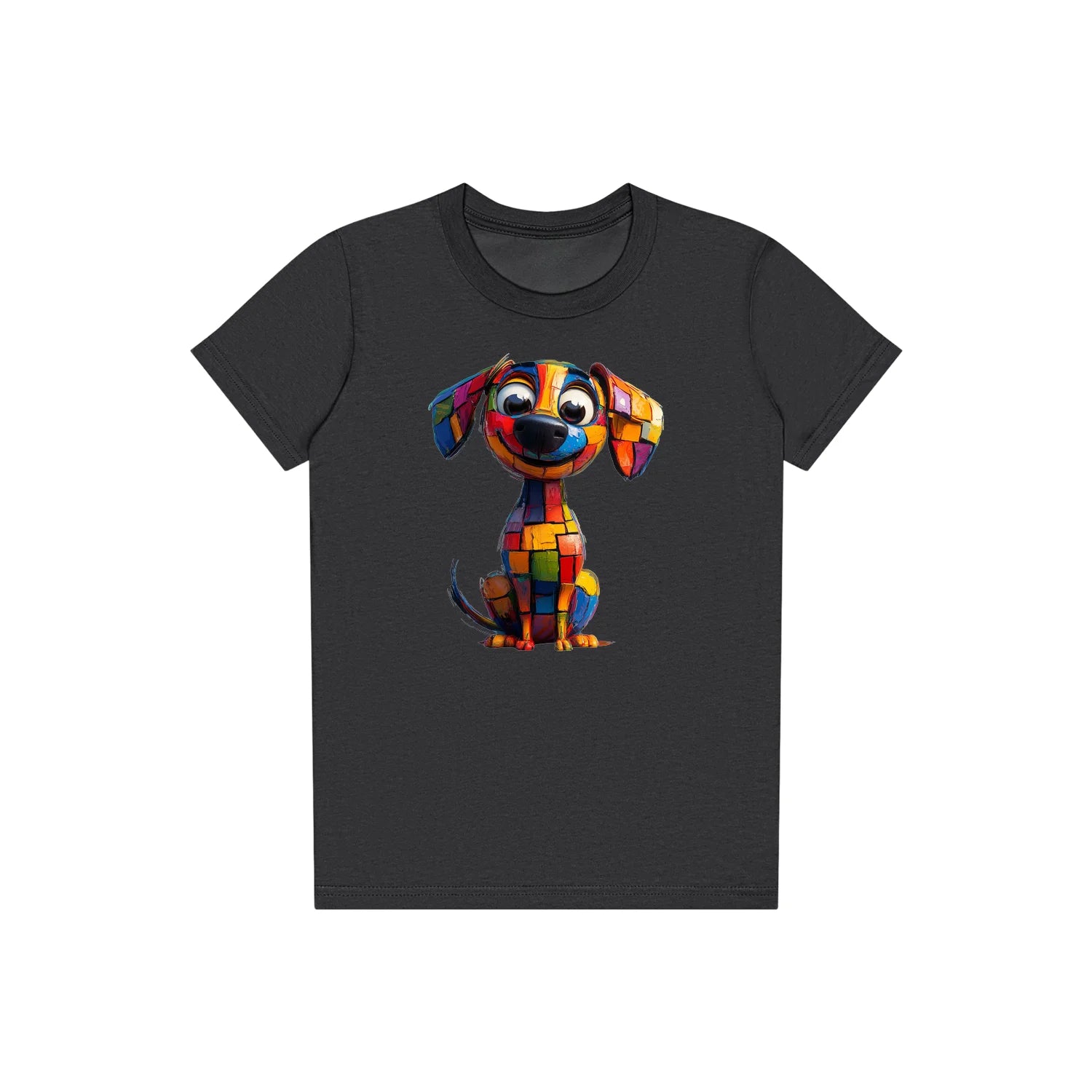 T-shirt Dog graphic 0018 - Dark Grey