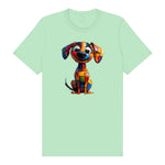 T-shirt Dog graphic 0018 - Mint