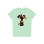 T-shirt Dog graphic 0018 - Mint