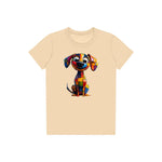 T-shirt Dog graphic 0018 - Soft Cream