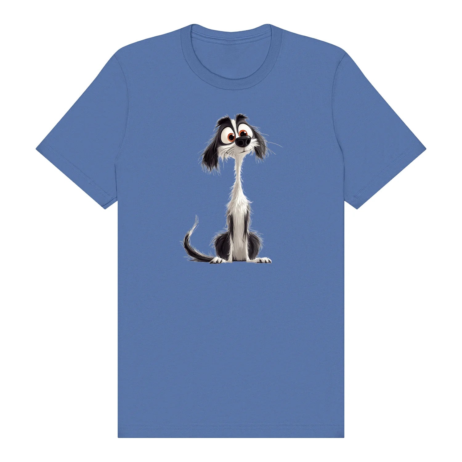T-shirt Dog graphic 0019 - Columbia Blue
