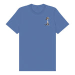 T-shirt Dog graphic 0019 - Columbia Blue