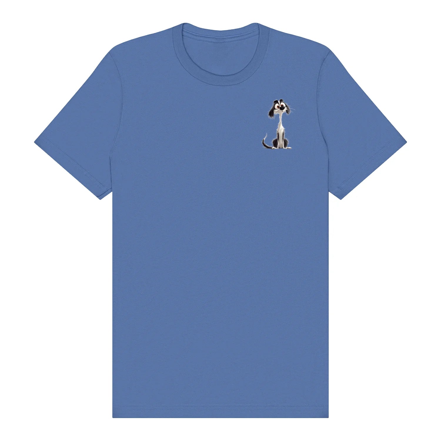 T-shirt Dog graphic 0019 - Columbia Blue