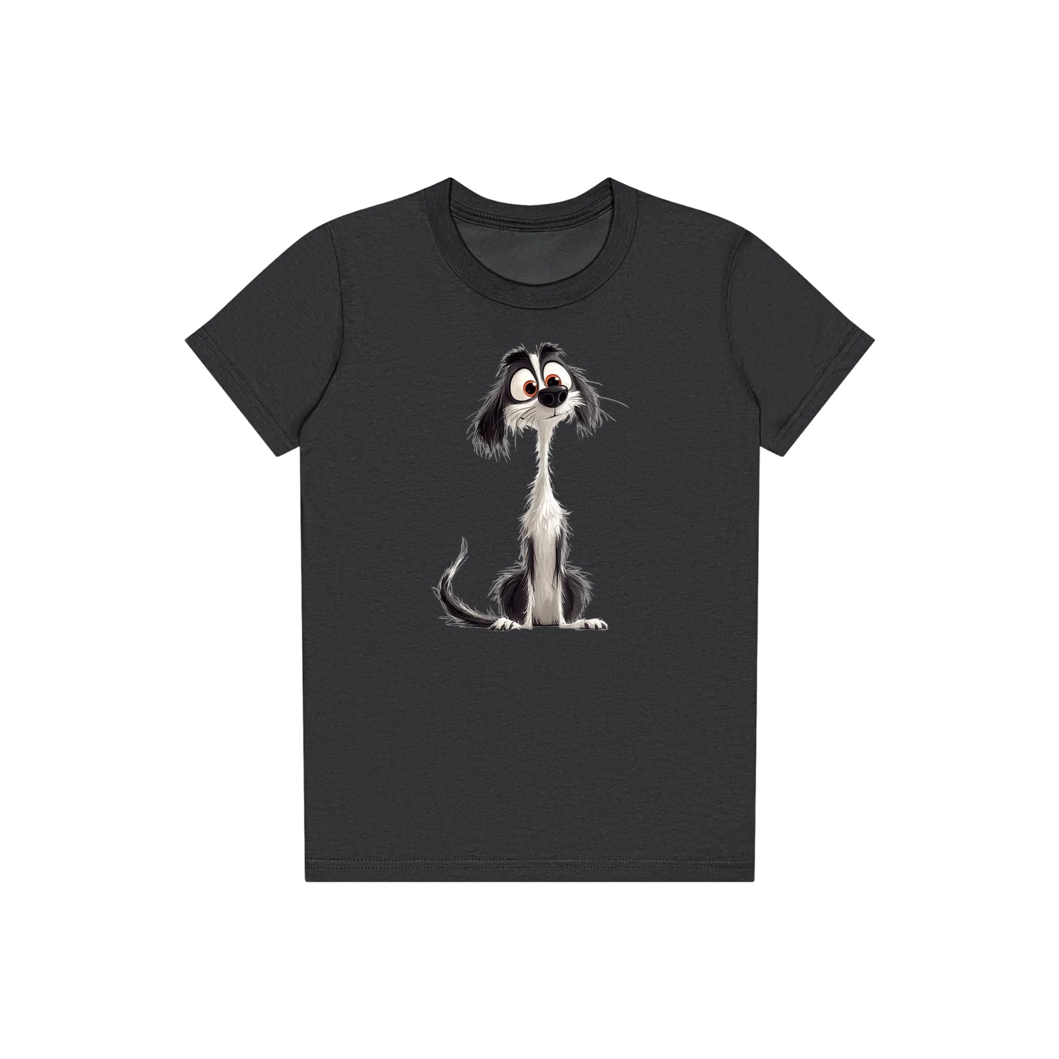 T-shirt Dog graphic 0019 - Dark Grey