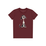 T-shirt Dog graphic 0019 - Maroon