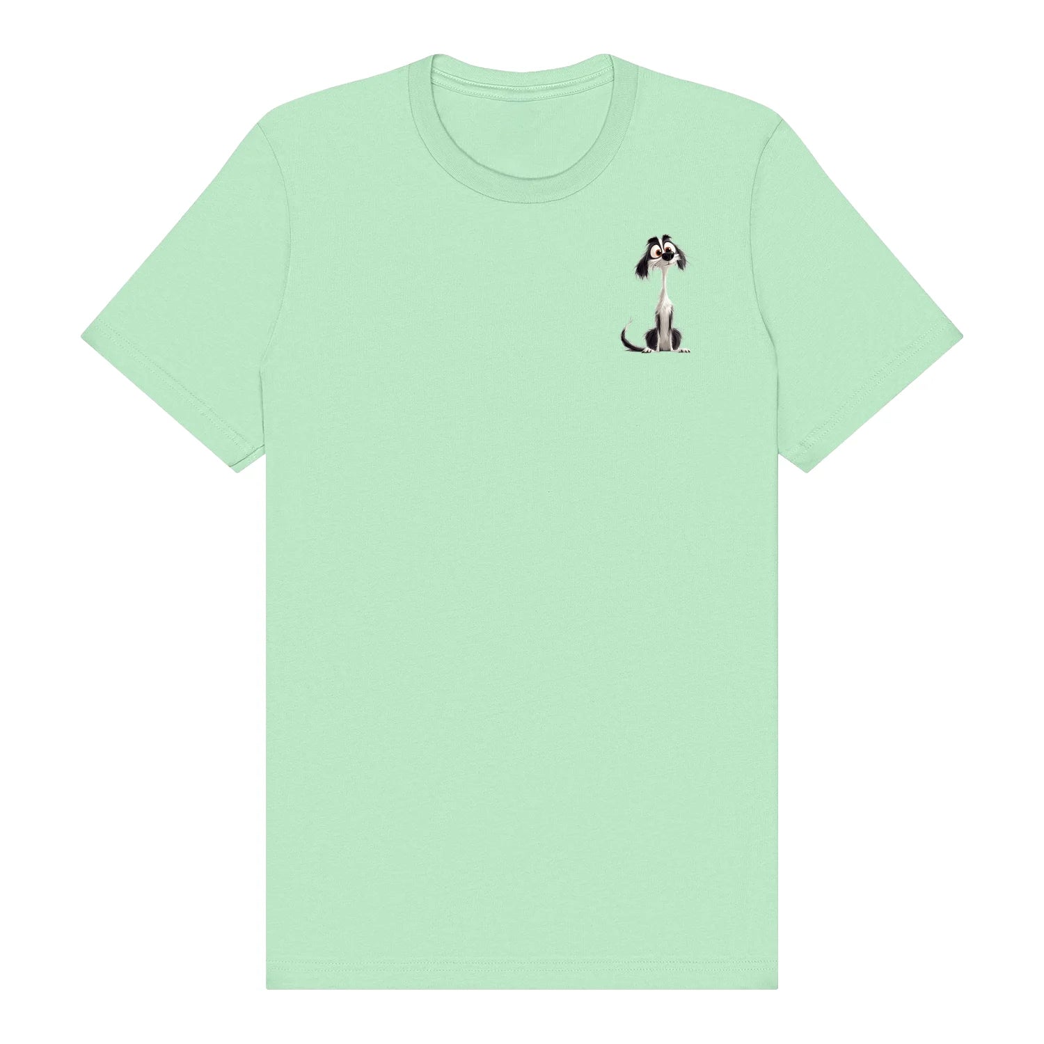 T-shirt Dog graphic 0019 - Mint
