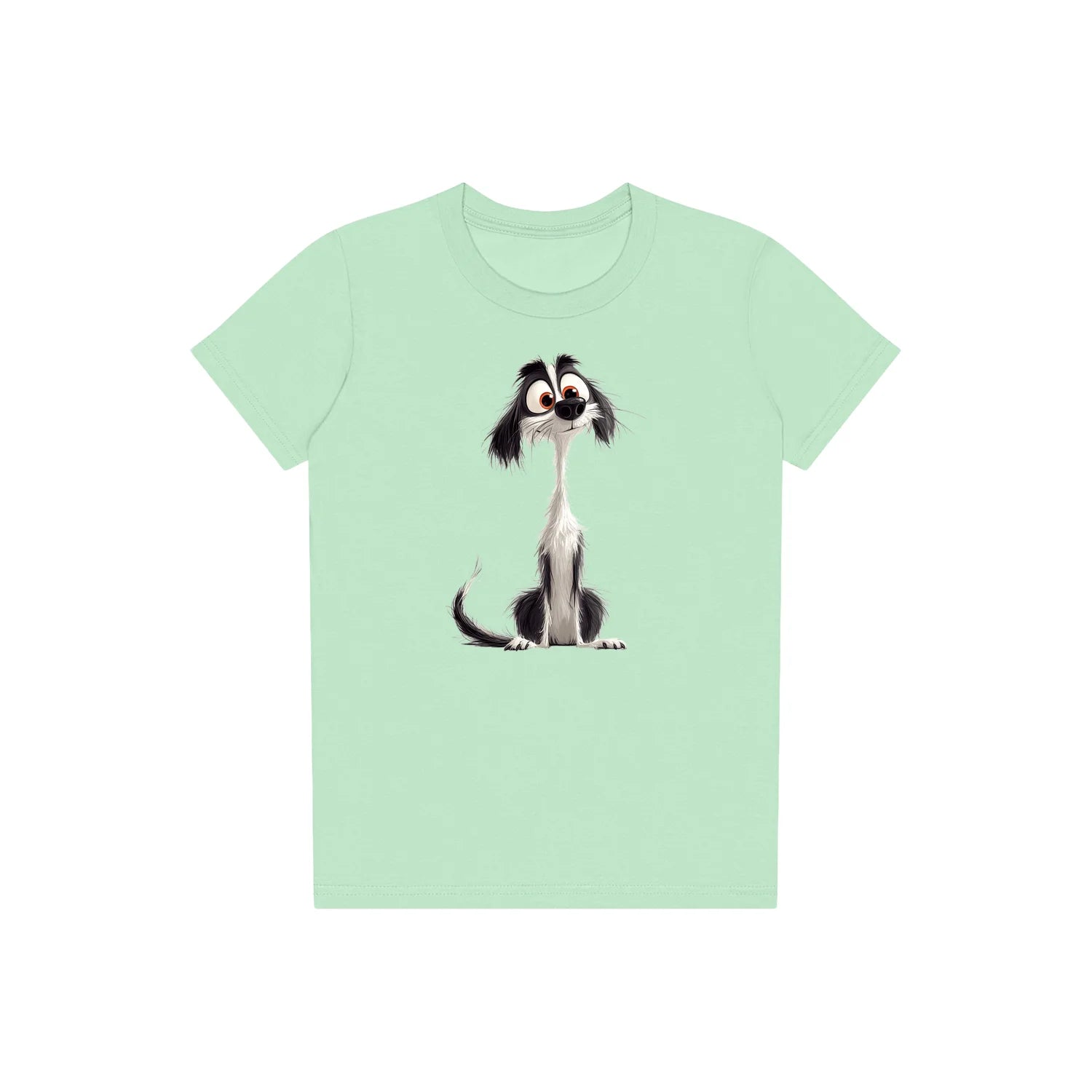 T-shirt Dog graphic 0019 - Mint