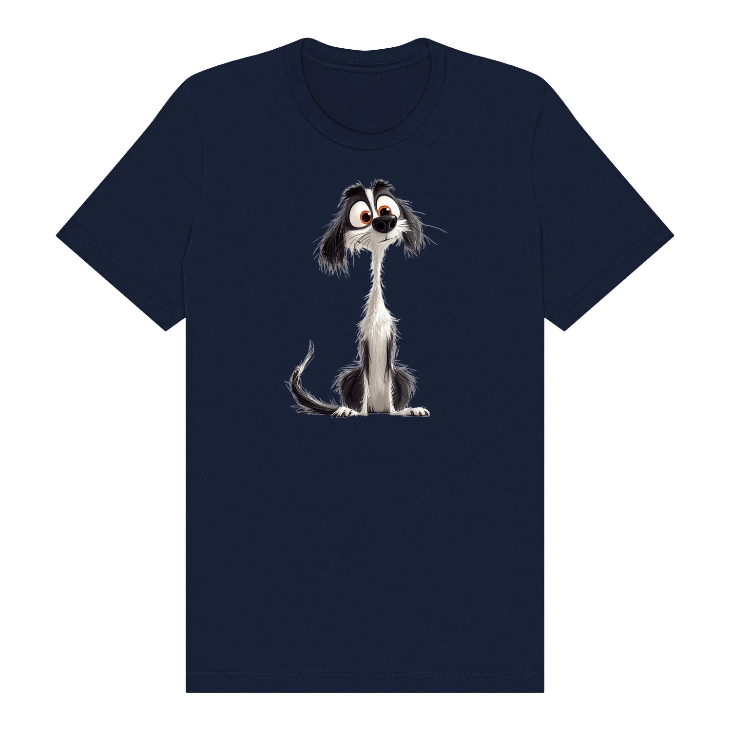 T-shirt Dog graphic 0019 - Navy