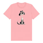 T-shirt Dog graphic 0019 - Pink