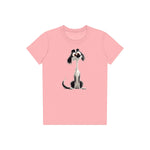 T-shirt Dog graphic 0019 - Pink